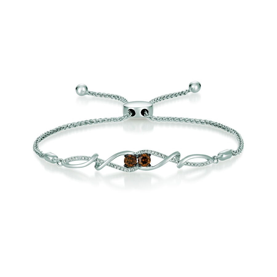 Le Vian Ladies Bolo Bracelets Set In 14k Vanilla Gold In White