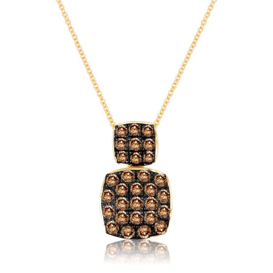 Le Vian Ladies Chocolate Diamond Necklaces Set In 14k Honey Gold In Yellow