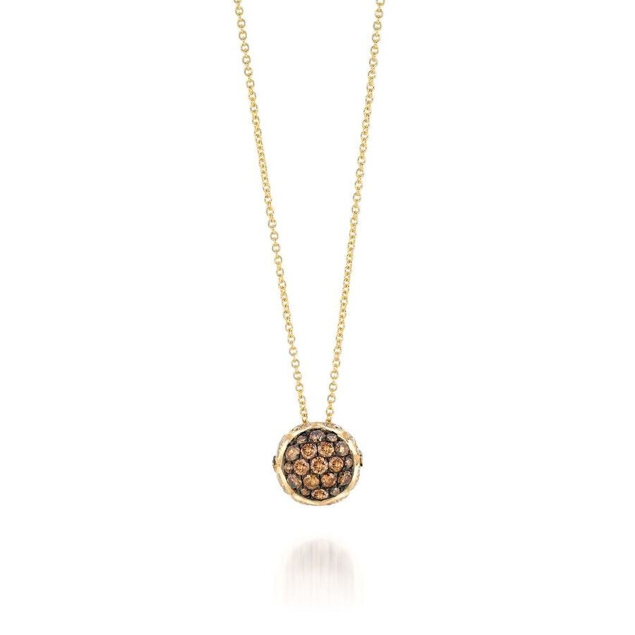 Le Vian Ladies Chocolate Diamond Necklaces Set In 14k Honey Gold In Yellow
