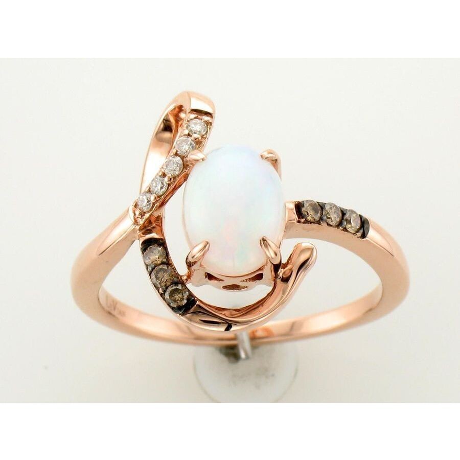 Le Vian Ladies Chocolatier Rings Set In 14k Strawberry Gold In Pink/rose Gold Tone/gold Tone