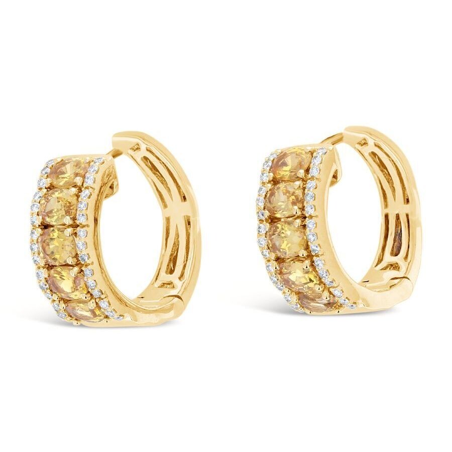 Le Vian Ladies Classic Precious Earrings Set In 14k Honey Gold In Yellow