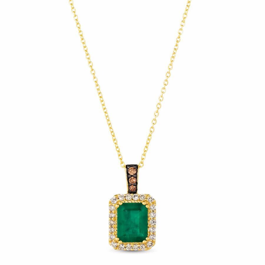Le Vian Ladies Costa Smeralda Emeralds Necklaces Set In 14k Honey Gold In Yellow