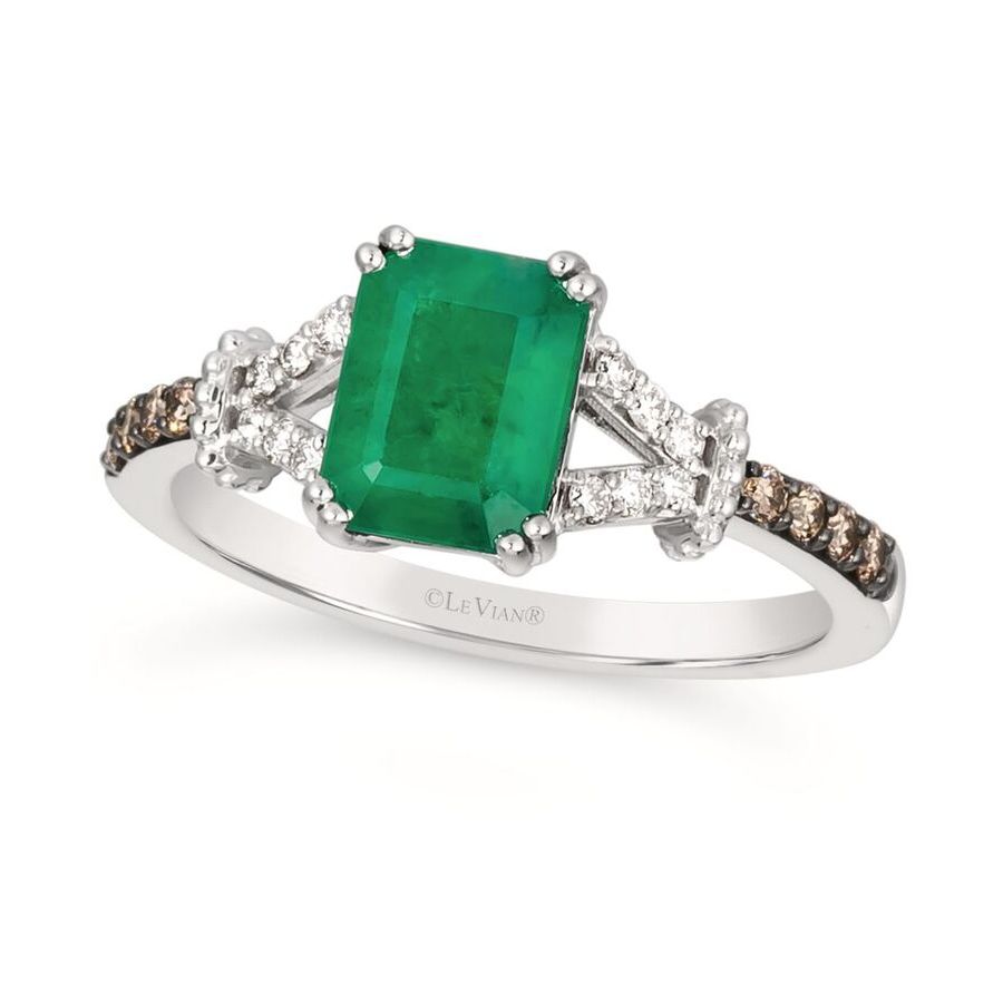 Le Vian Ladies Costa Smeralda Emeralds Rings set in 14K Vanilla Gold ...