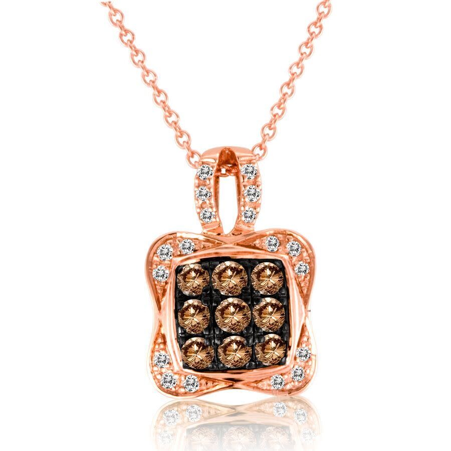 Le Vian Ladies Grand Sample Sale Necklaces Set In 14k Strawberry Gold In Pink/rose Gold Tone/gold Tone