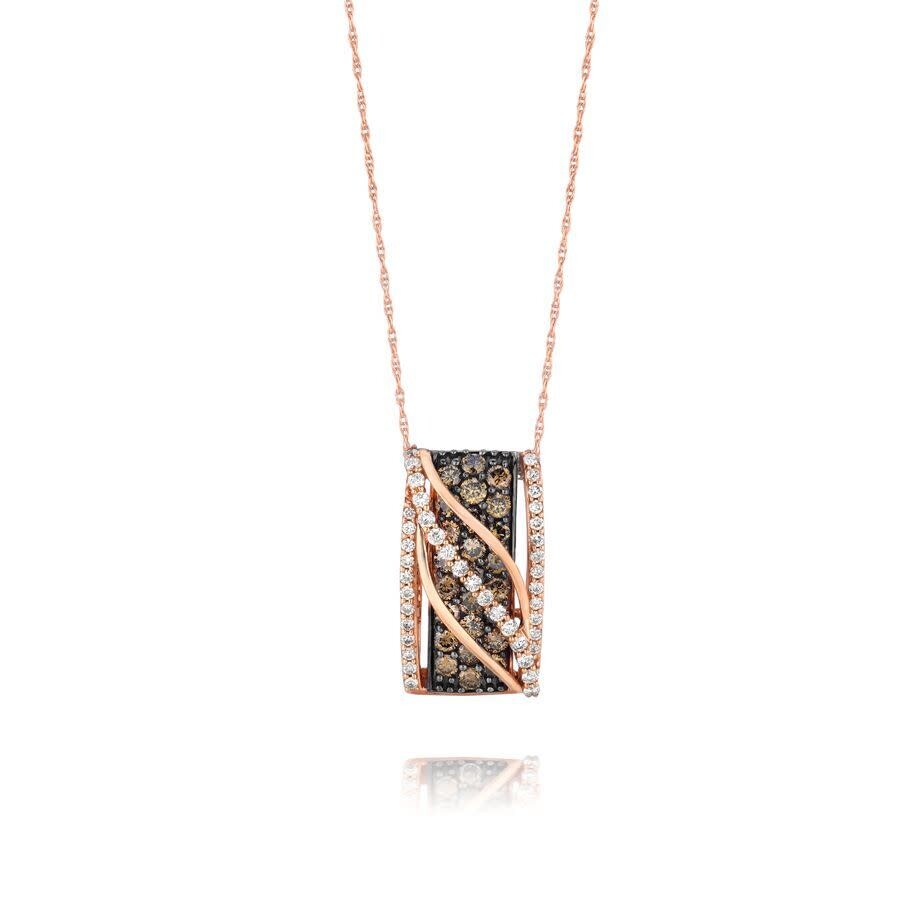 Le Vian Ladies Grand Sample Sale Necklaces Set In 14k Strawberry Gold In Pink/rose Gold Tone/gold Tone