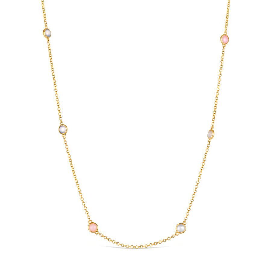 Le Vian Ladies Moonstone Necklaces Set In 14k Honey Gold In Gold