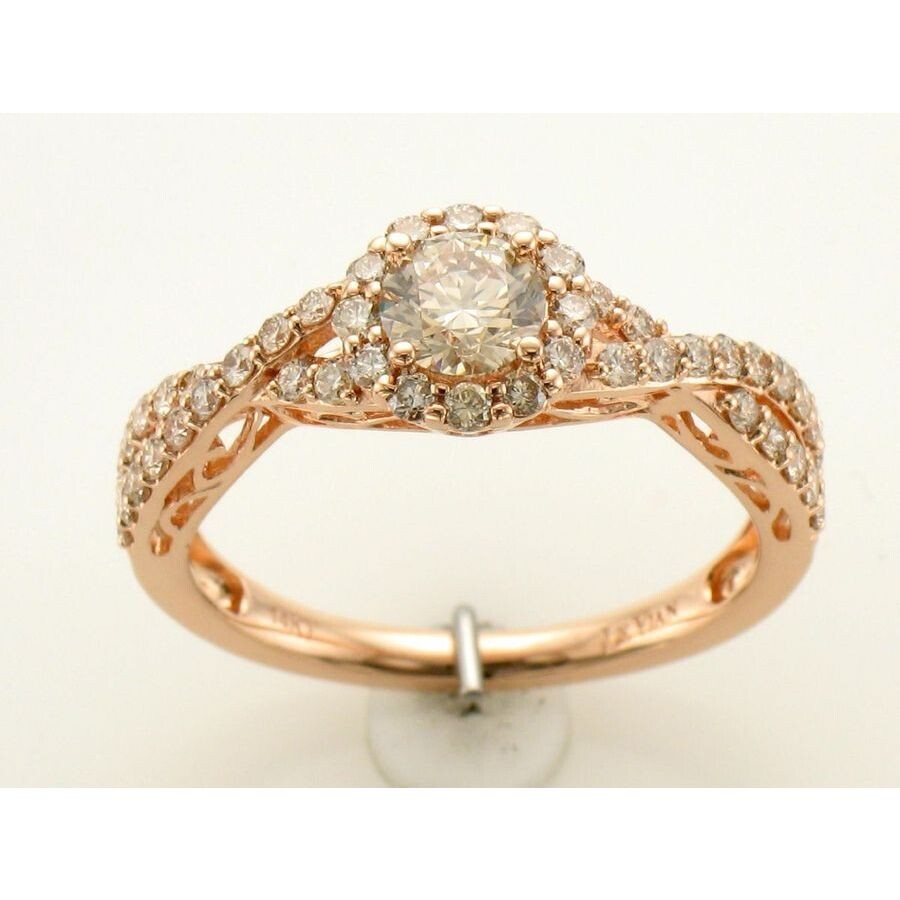 Le Vian Ladies Nude Diamond Rings Set In 14k Strawberry Gold In Pink/rose Gold Tone/gold Tone