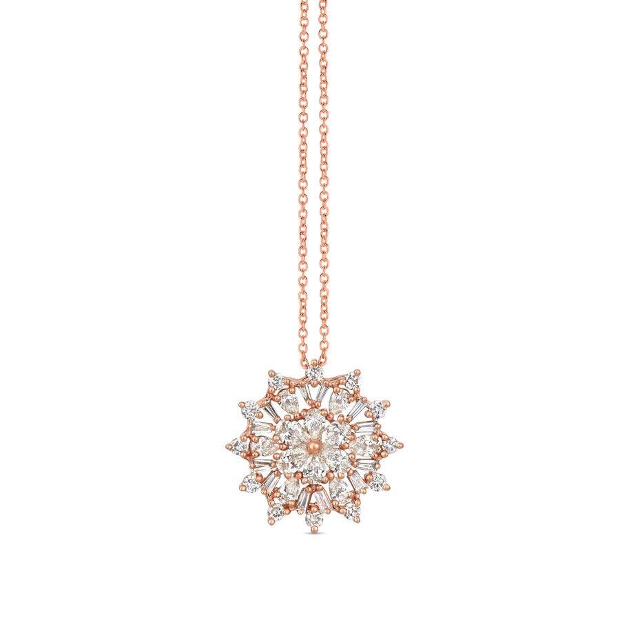 Le Vian Ladies Nude Diamonds Necklaces Set In 14k Strawberry Gold In Pink/rose Gold Tone/gold Tone