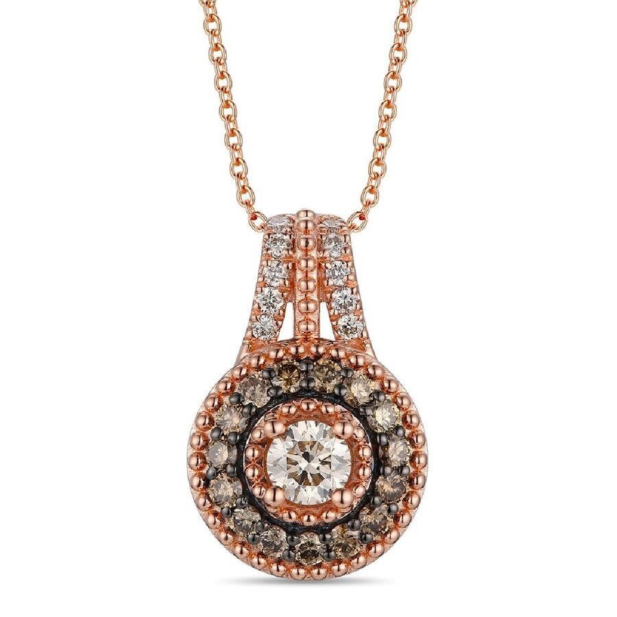 Le Vian Ladies Nude Diamonds Necklaces Set In 14k Strawberry Gold In Pink/rose Gold Tone/gold Tone