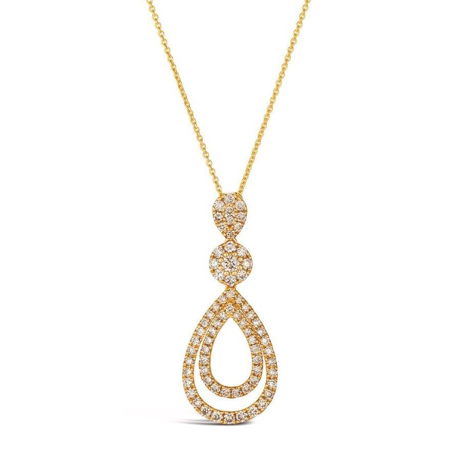 Le Vian Ladies Nude Palette Necklaces Set In 14k Honey Gold In Gold