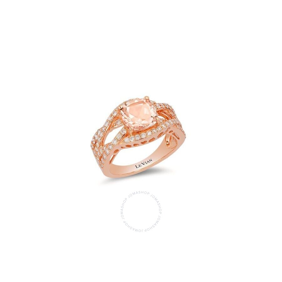 Le Vian 14k Rose Gold 2.40 Ct. Tw. Diamond & Morganite Ring In Pink/rose Gold Tone/gold Tone