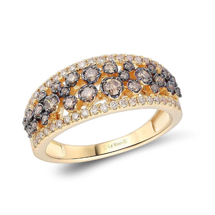 Le Vian Ladies Ombre Rings Set In 14k Vanilla Gold In Yellow