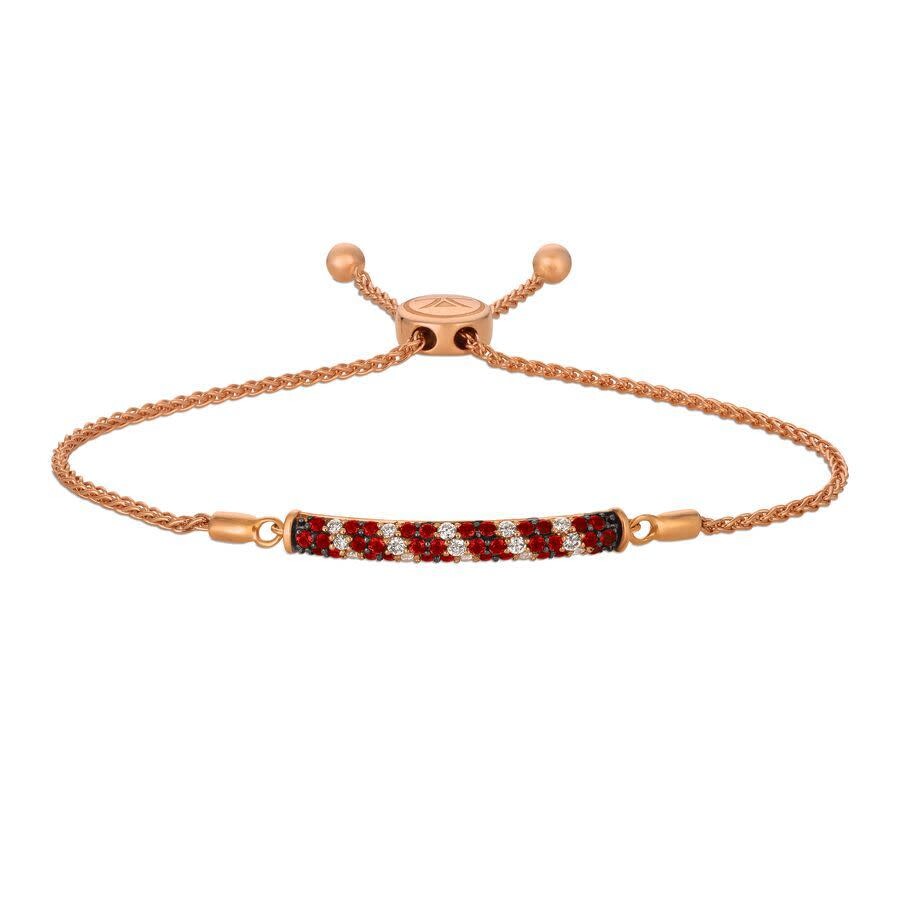 Le Vian Ladies Passion Ruby Collection Bracelet Set In 14k Strawberry Gold In Pink/rose Gold Tone/gold Tone