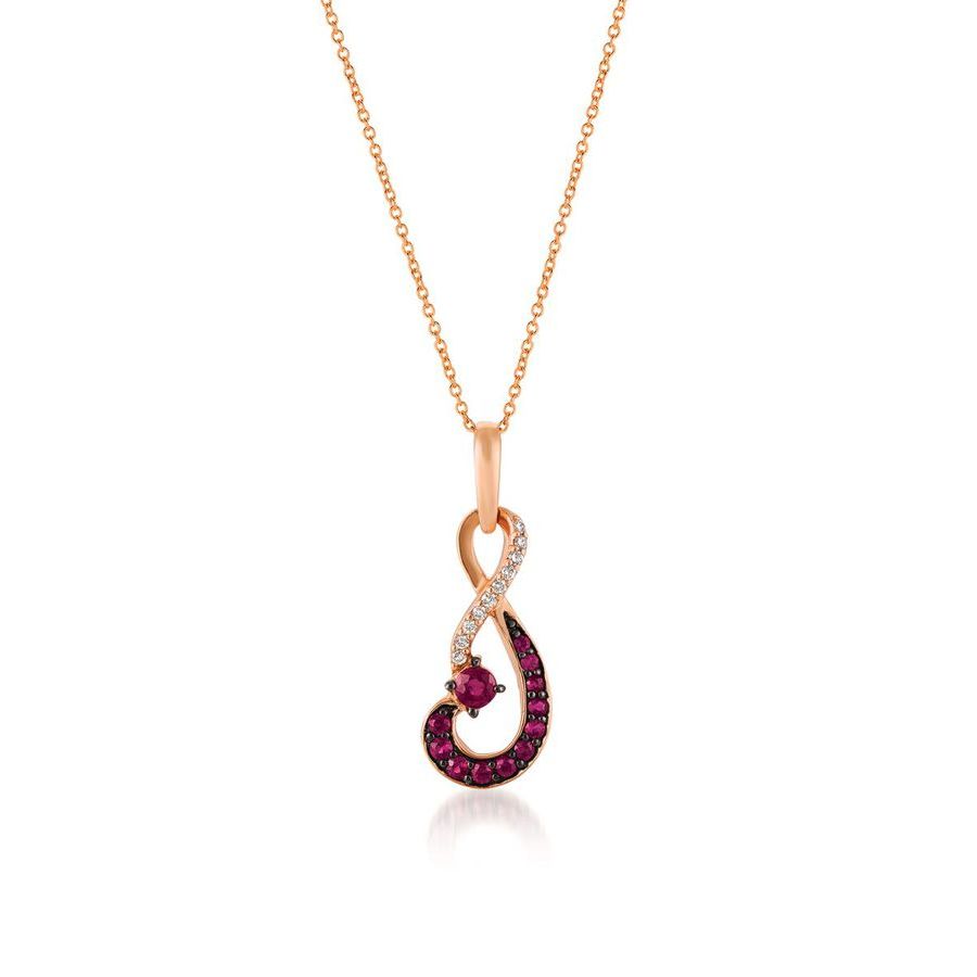 Ruby Collection Le Vian Ladies Passion Ruby Collection Necklaces set in 14K Strawberry ...