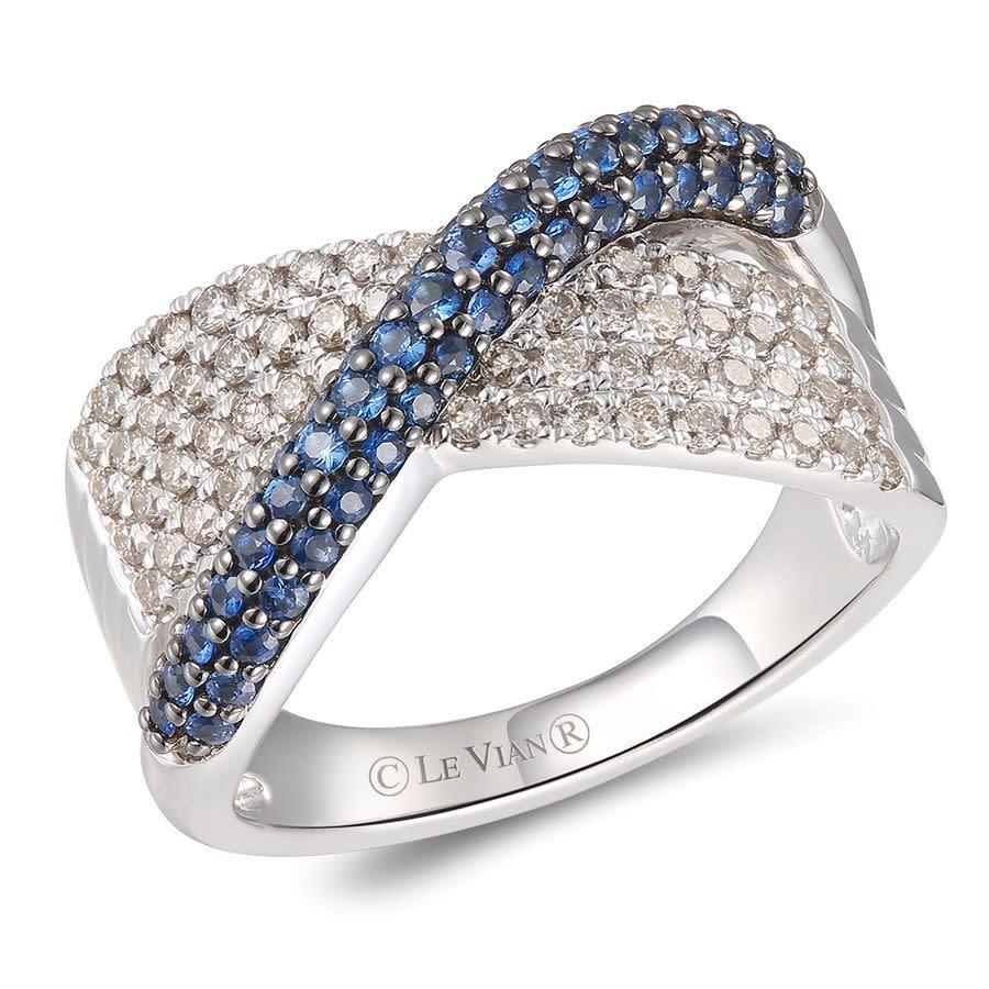 Le Vian Ladies Sapphire Rings set in 14K Vanilla Gold YROU 17A ...