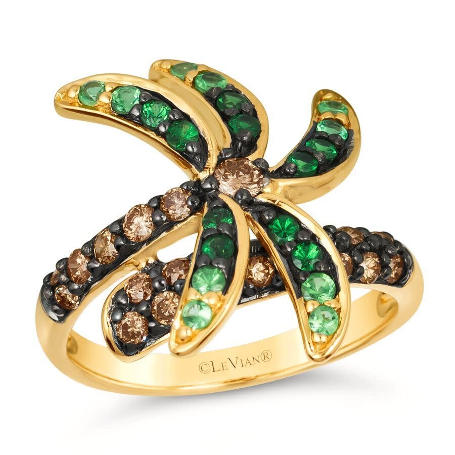 Le Vian Ladies Tropical Rings Set In 14k Honey Gold