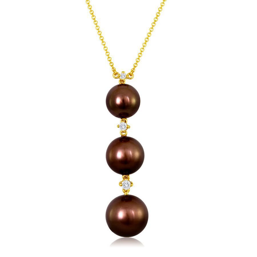 Le Vian Ladies Wisdon Pearls Necklaces Set In 14k Honey Gold In Yellow