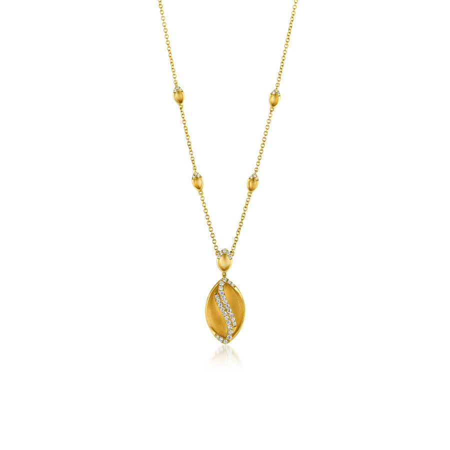Le Vian Necklace Vanilla Diamonds Set In 14k Honey Gold 65416 In Yellow