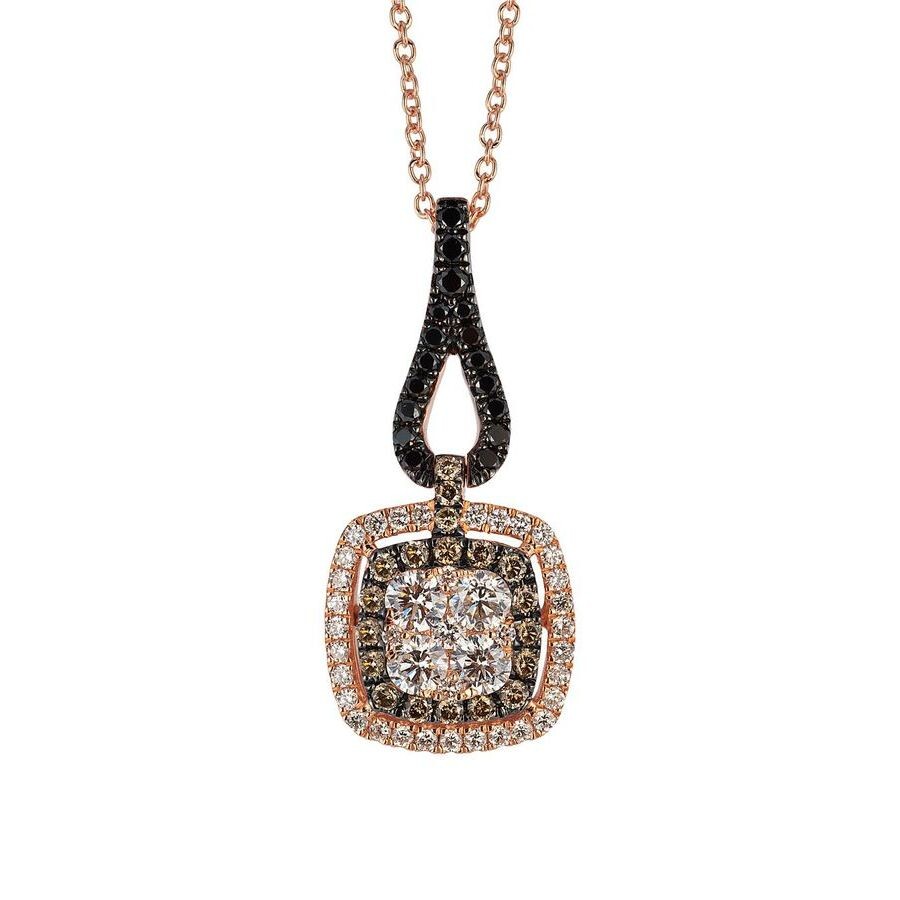Le Vian Ladies Exotics Necklaces Set In 14k Strawberry Gold In Pink/rose Gold Tone/gold Tone