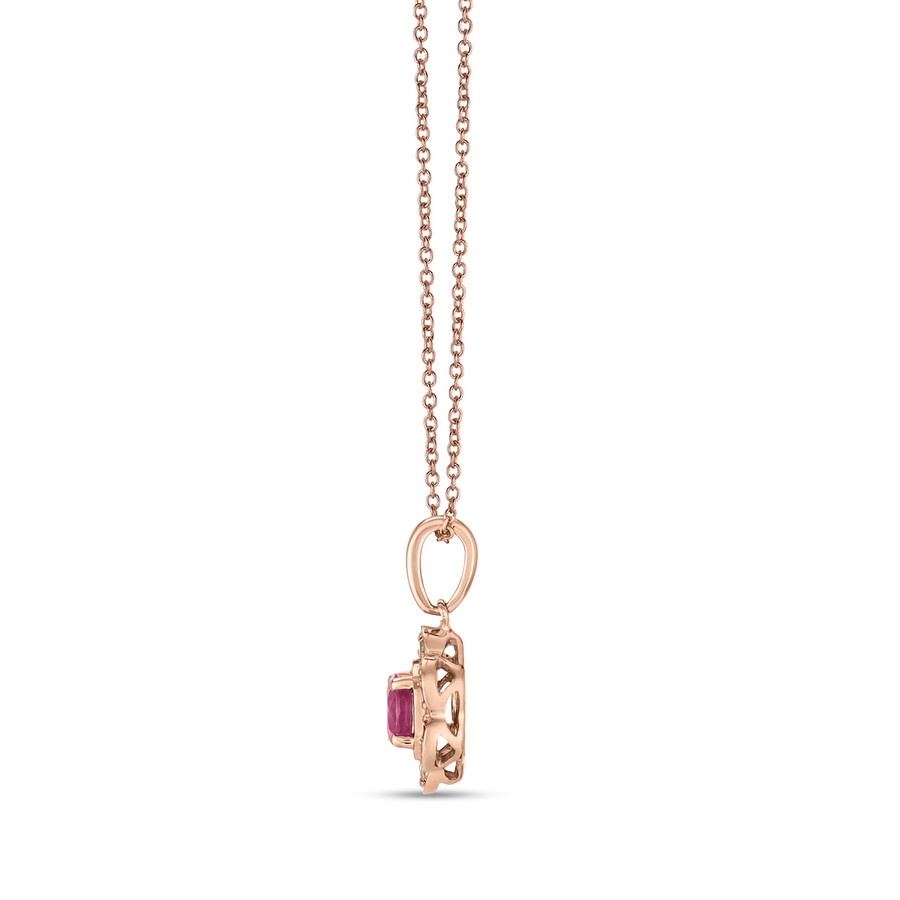 Le Vian ® 14k Rose Gold 0.44 Ct. Tw. Diamond & Ruby Pendant In Red