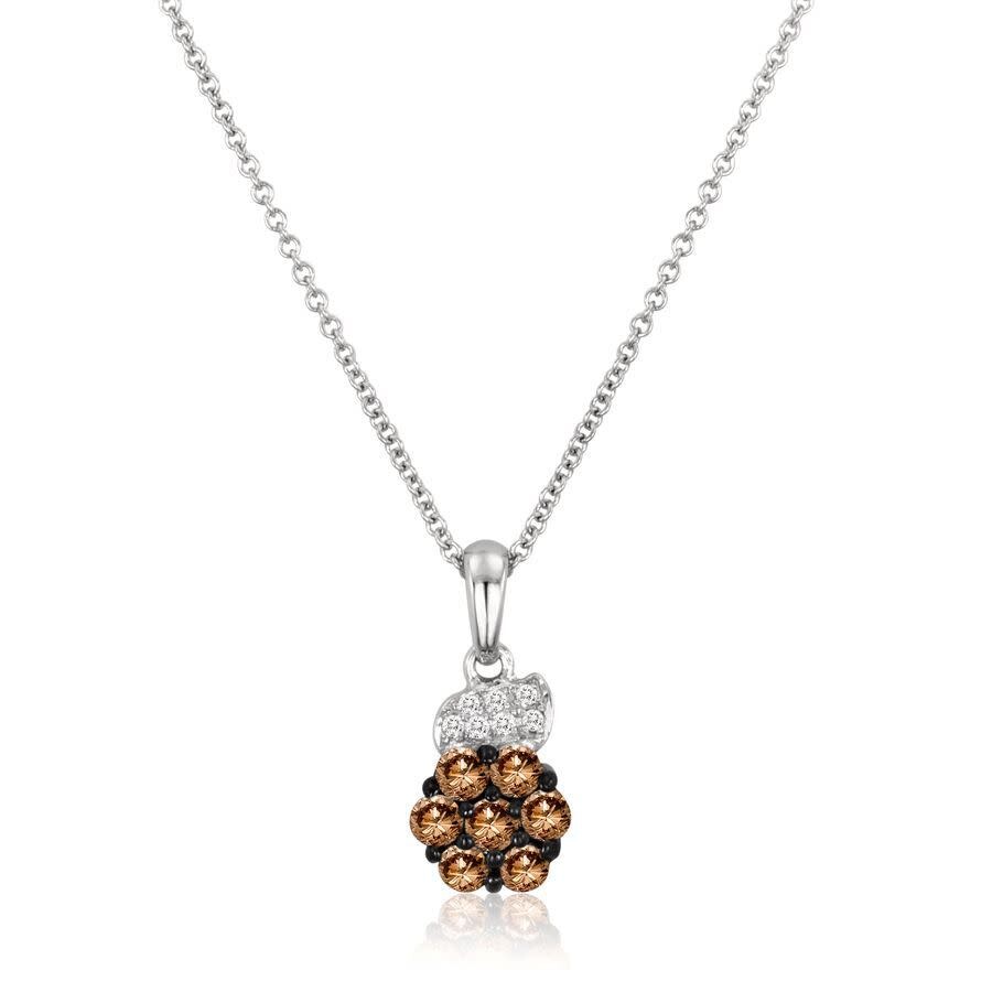 Le Vian Ladies' Chocolate Diamonds Fashion Pendant In 14k Vanilla Gold In Brown