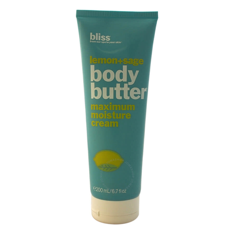 Bliss Lemon + Sage Body Butter Maximum Moisture Cream by Bliss for