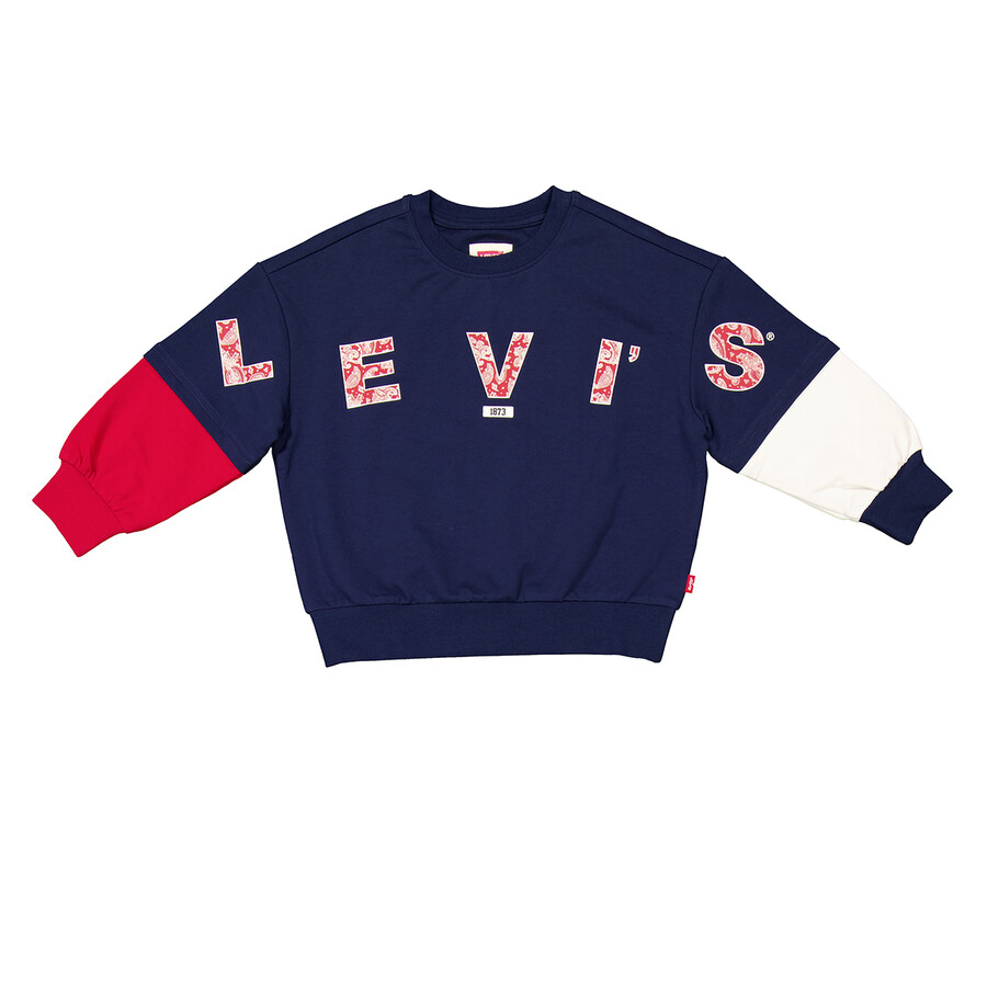 Boys Colorblock Pullover Jumper - Blue