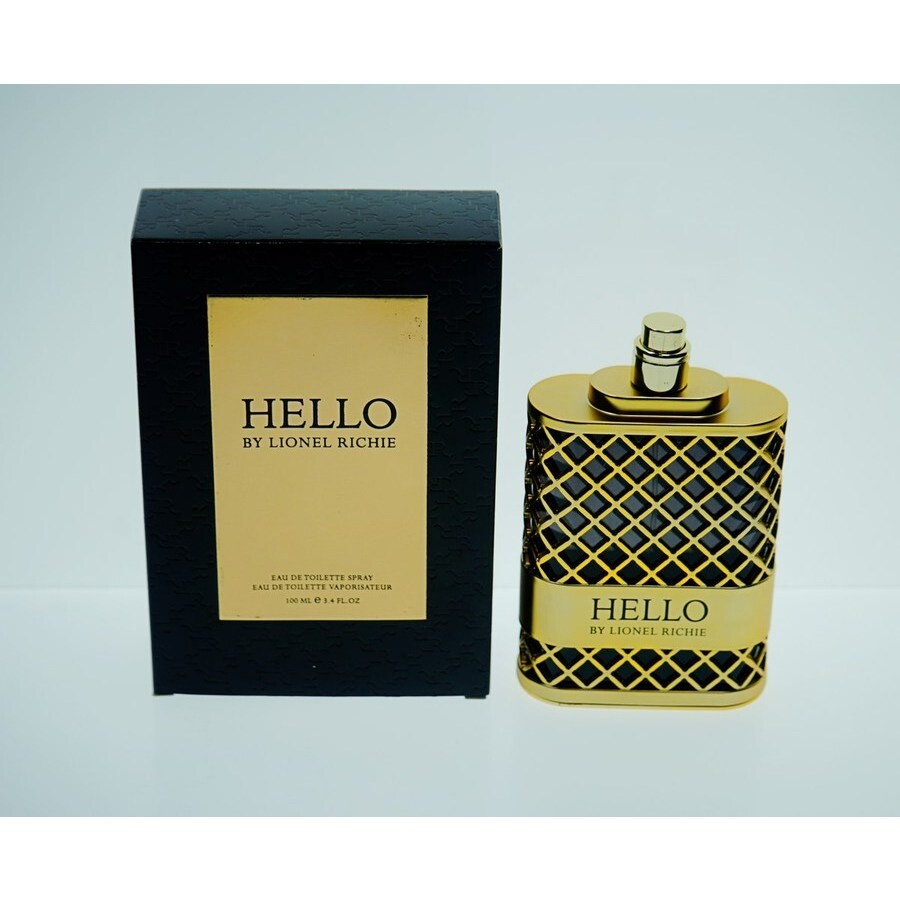 Shop Lionel Richie Men's Hello Edt Spray 3.33 oz (tester) Fragrances 5060426155673 In Mint / Violet