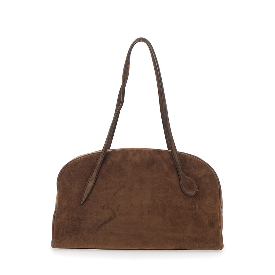 Little Liffner Brown Handbag In Suede In Brown