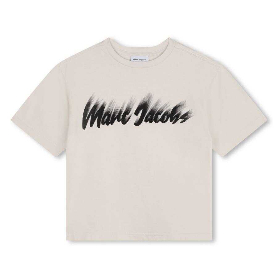 Boys Logo Print Cotton T-Shirt