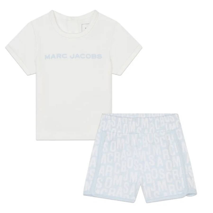 Boys Logo Print Shorts Set