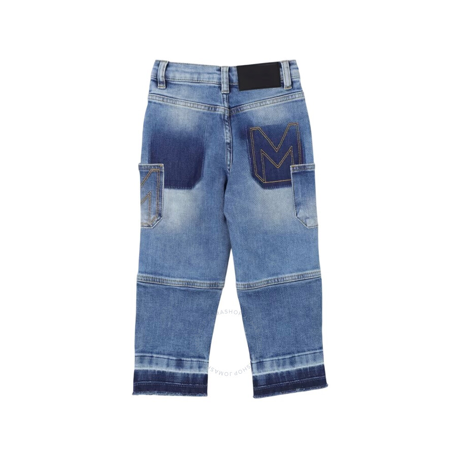 Marc Jacobs Pants Little  Kids Color Denim In Blue