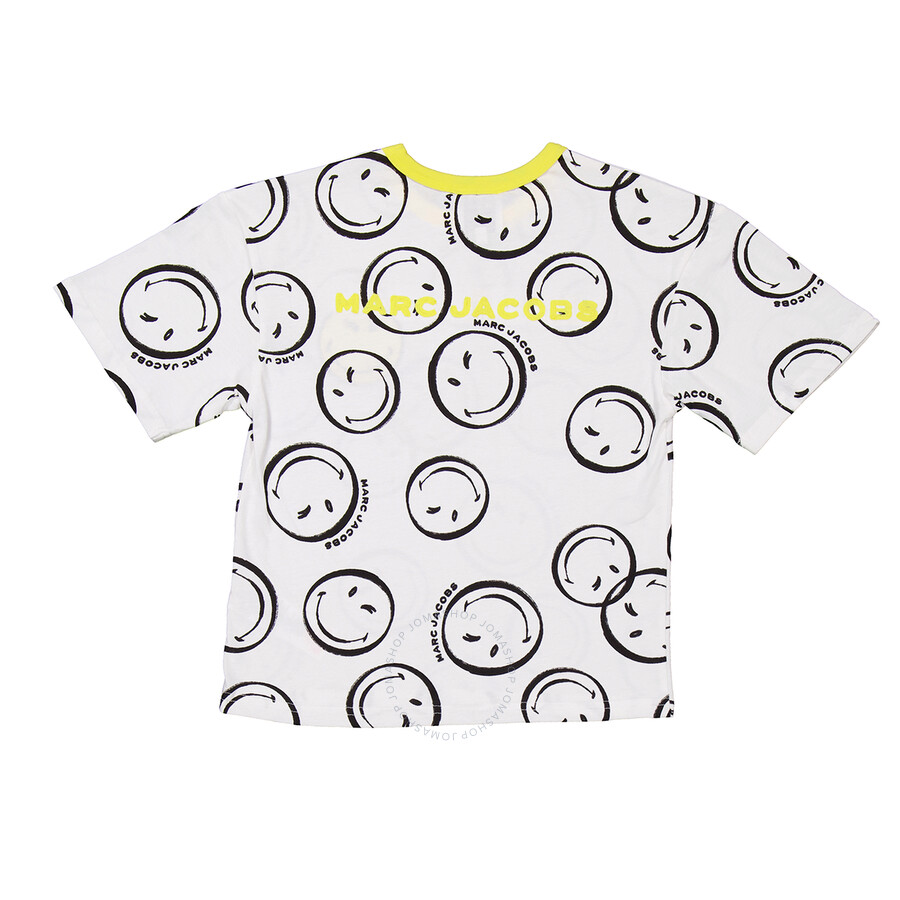 Marc Jacobs White T-shirt For Kids With Logo In White