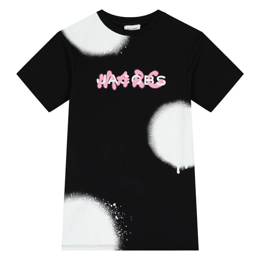 Girls Graffiti Short-Sleeved Dress