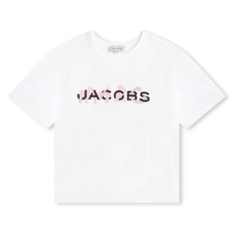 Girls Logo Print Cotton T-Shirt