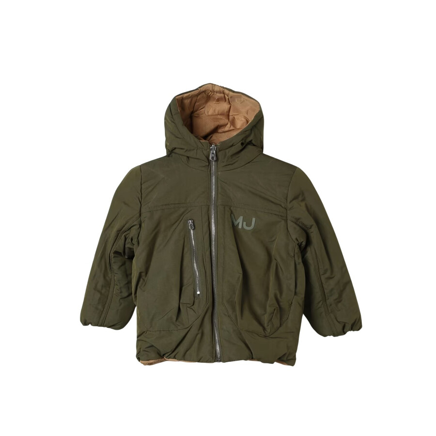 Marc Jacobs Little  Girls Reversible Logo Puffer Jacket