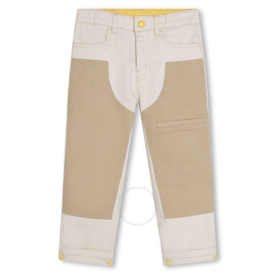 Marc Jacobs Pants Little Kids Color Beige In White