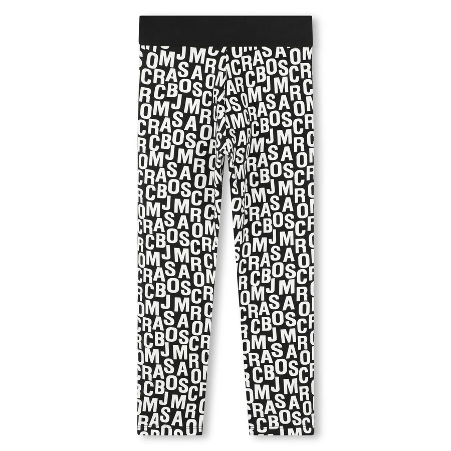 Marc Jacobs All-over Logo Leggings In Black