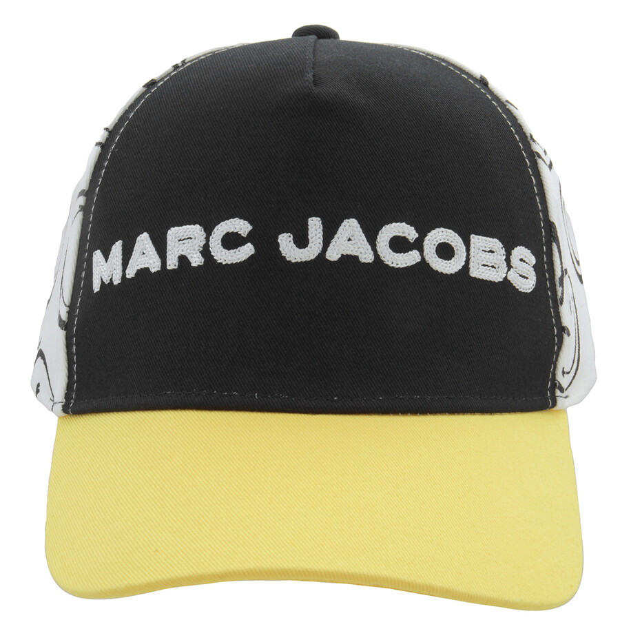 Marc Jacobs Little Kids Smiley Face Logo Cap In Black
