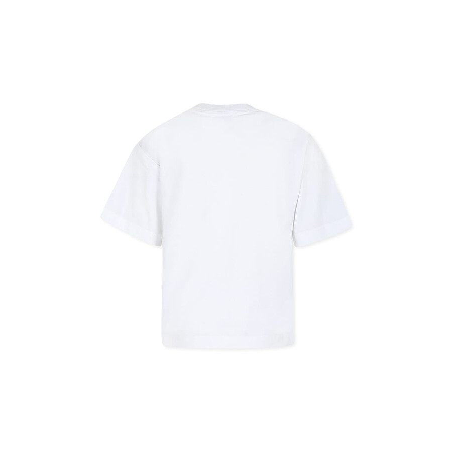 Marc Jacobs Little  Kids Smiley Printed Cotton T-shirt In White