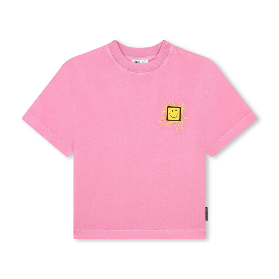 Kids Stamped Smiley T-Shirt, Size 4