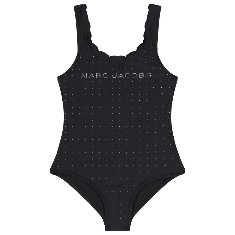 Rhinestone Pattern Swimsuit, Size 4