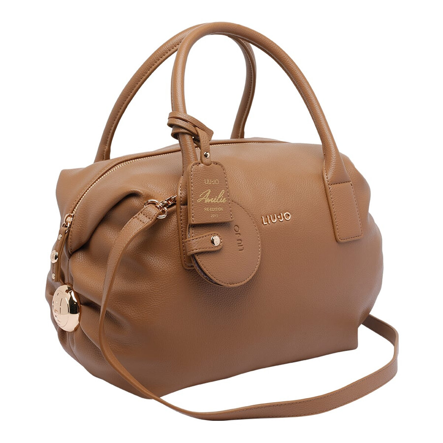 Liu •jo Liu-jo Bowler Handbag In Brown