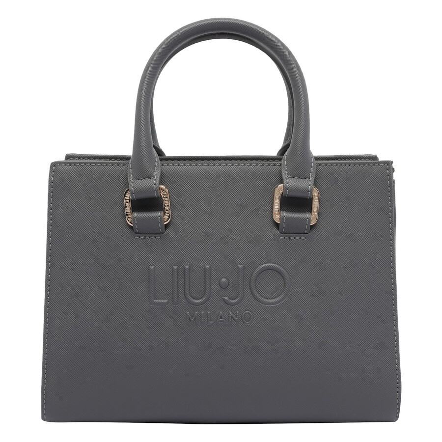 Liu •jo Liu-jo Logo Tote Bag In Gray