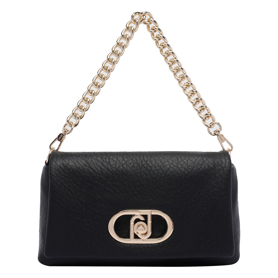 Liu •jo Liu-jo Medium La Puffy Shoulder Bag In Black
