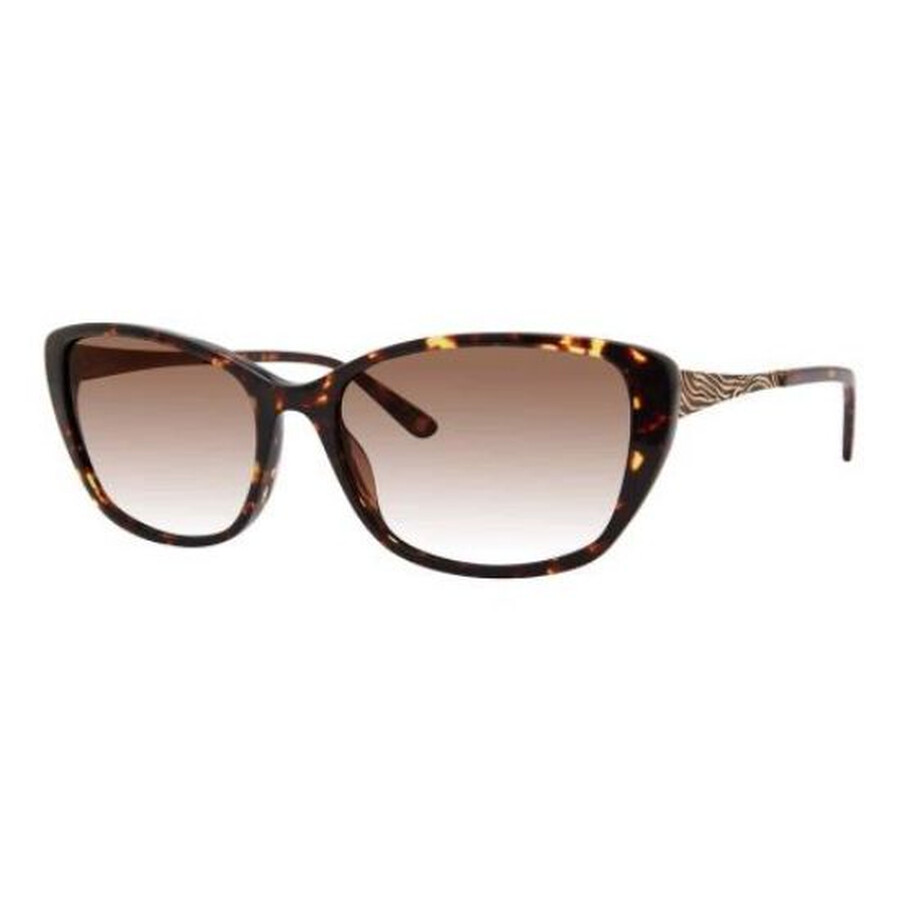 Liz Claiborne Brown Gradient Cat Eye Ladies Sunglasses L 575/s 02ik/ha 56 In Brown