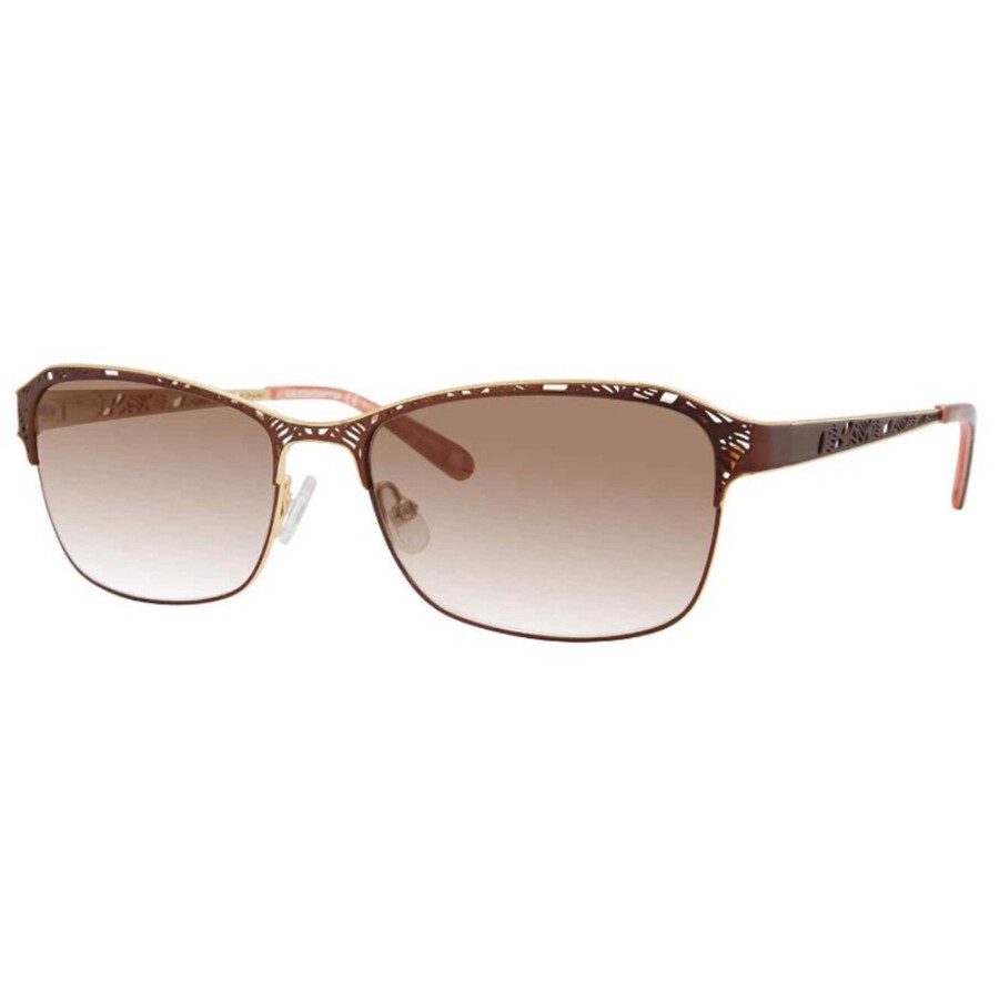 Liz Claiborne Brown Gradient Cat Eye Ladies Sunglasses L 577/s 009q/ha 56 In Brown