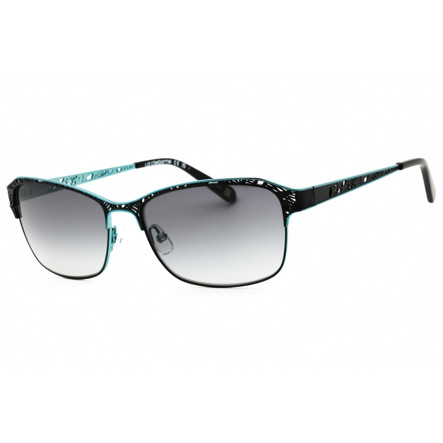 Liz Claiborne Ladies Black Rectangular Sunglasses L577s In ["black"]