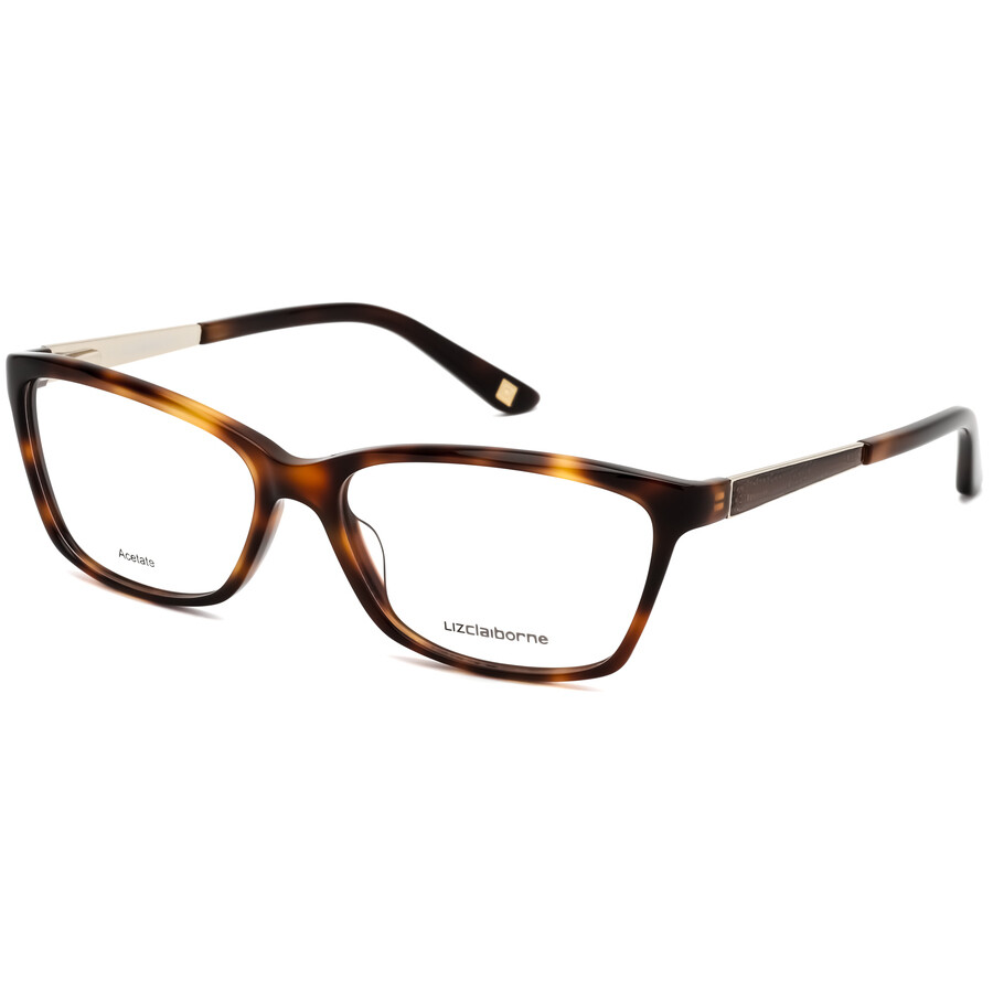 Liz Claiborne Ladies Brown Rectangular Eyeglass Frames L6460WR954