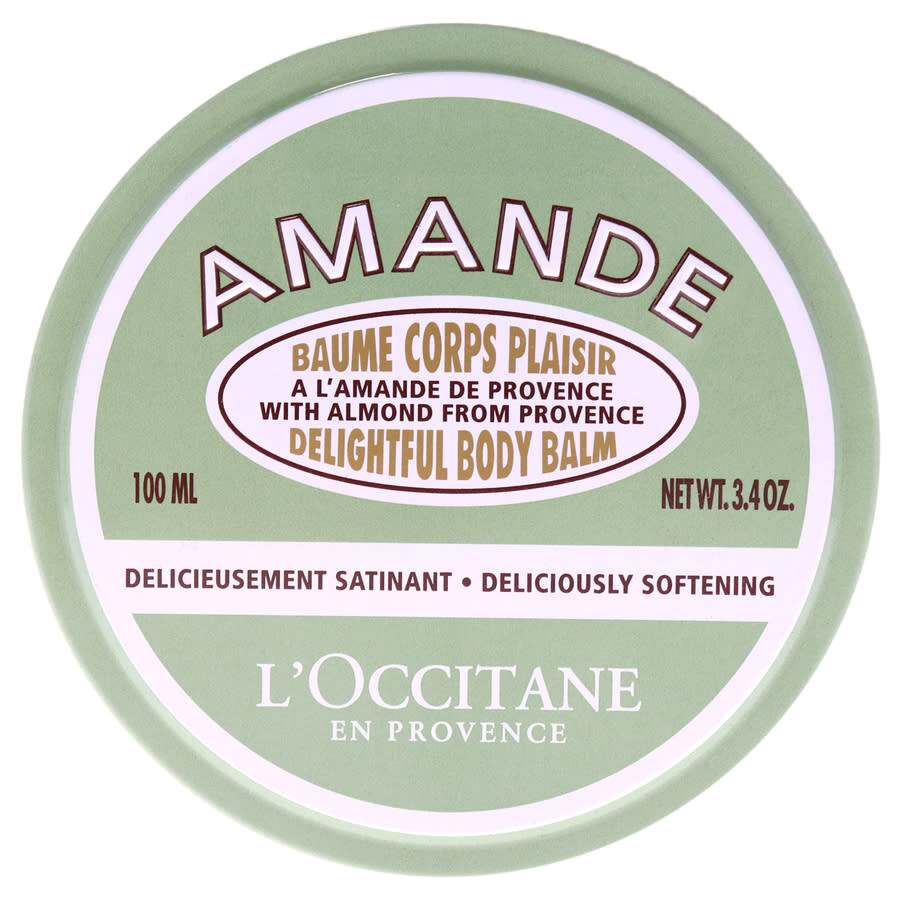 L'occitane Almond Delightful Body Balm 3.4 oz Skin Care 3253581779125 In Transparent